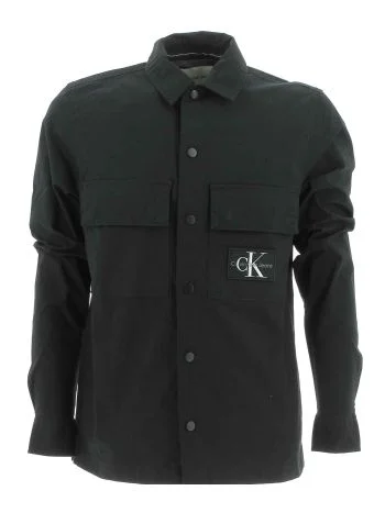 Calvin Klein Uomo Camicia Manica Lunga Doppia Tasca