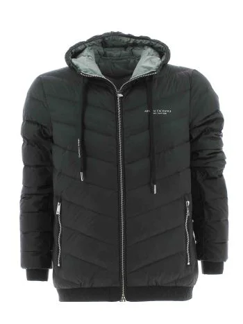 A|X Armani Exchange Uomo Giacca Con Cappuccio 100 Grammi In Piuma