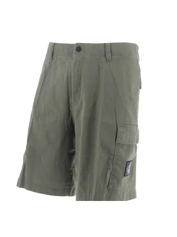 Calvin Klein Uomo Bermuda Cargo In Jersey Tinta Unita Con Elastico in Vita