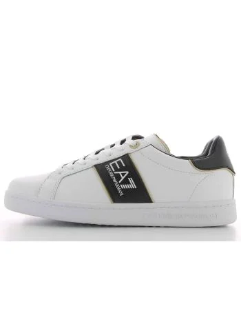 EA7 Emporio Armani Uomo Scarpe Tennis Bianco/Nero/Oro