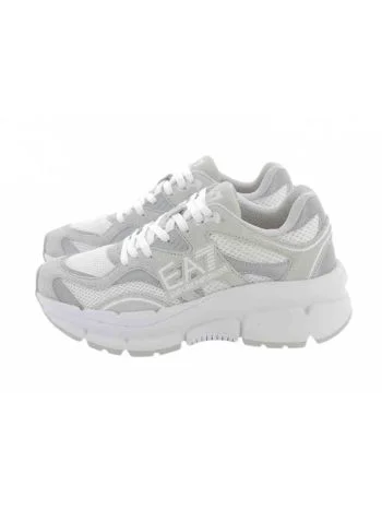 Scarpe EA7 Emporio Armani Donna Bianco/Grigia suola alta running