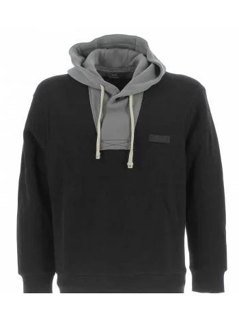Felpa Garzata Cappuccio Chiuso A|X Armani Exchange Uomo Bicolore