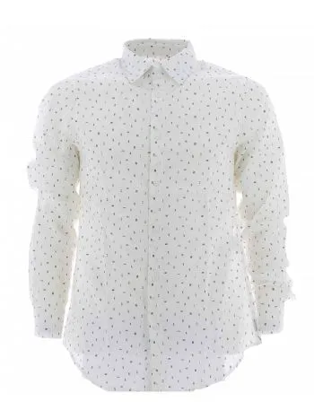 Camicia Manica Lunga A|X Armani Exchange Uomo Multi Logo AX Regular Fit