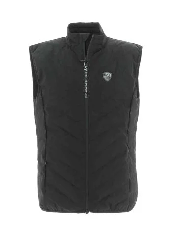 EA7 Emporio Armani Uomo Giacca Gile' in Piuma 100 Grammi Nera