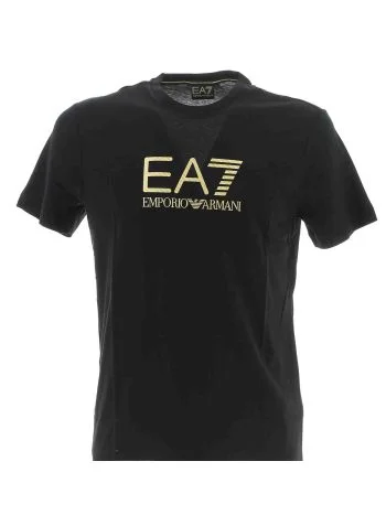 EA7 Emporio Armani Uomo T Shirt Manica Corta Logo EA7 Oro