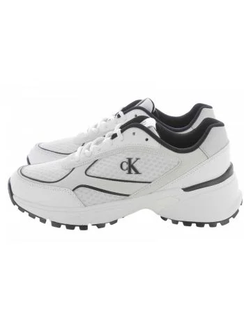 Scarpe Hike Runner Mesh Mix Met Calvin Klein Donna Bianco/Nero