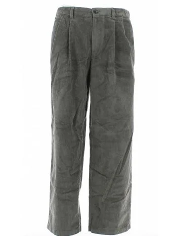 Pantalone Velluto con Pence e Cintone in Elastico in Vita Calvin Klein Uomo