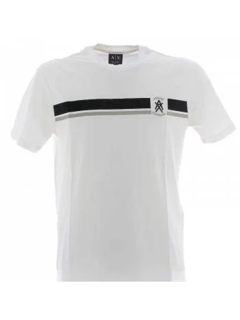 T Shirt Manica Corta Girocollo Bicolore A|X Armani Exchange Uomo