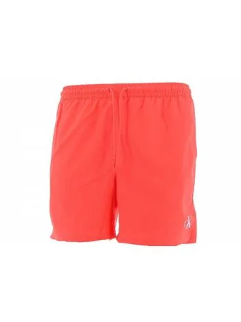 Boxer Mare con Slip Interno Calvin Klein Uomo Tinta Unita con Piccolo Logo CK