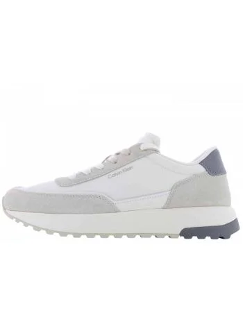 Scarpe City Runner Laceup Ny Mix Calvin Klein Uomo Bianco/Grgio