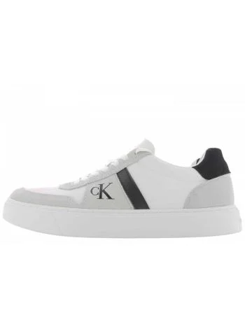Scarpe Classic Cups Lace Calvin Klein Uomo Bianco/Ecru/Nero