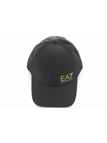 Cappellino Con Visiera EA7 Emporio Armani Unisex Tinta Unita Logo EA7 Applicato