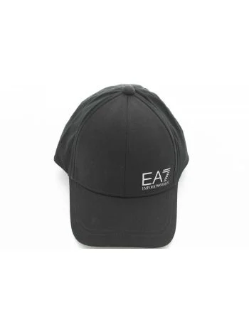 Cappellino Con Visiera EA7 Emporio Armani Unisex Tinta Unita Logo EA7 Applicato