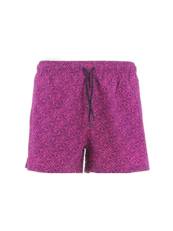 EA7 Emporio Armani Uomo Boxer Mare Con Elastico in Vita Multi Logo EA7 Tessuto Goffrato