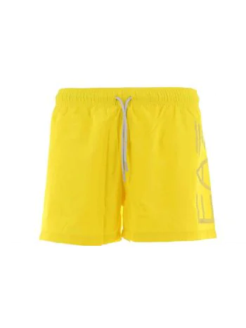 EA7 Emporio Armani Uomo Boxer Mare Con Elastico in Vita Logo EA7 Laterale