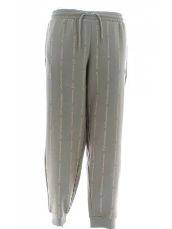 Pantalone Uomo Felpa Garzata EA7 Emporio Armani Multi Logo EA7