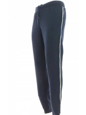 Pantalone Felpa Garzata Uomo EA7 Emporio Armani con Stripe Logata EA7