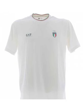 Olimpiadi Cortina 2026 EA7 Emporio Armani Uomo T Shirt Manica Corta Girocollo