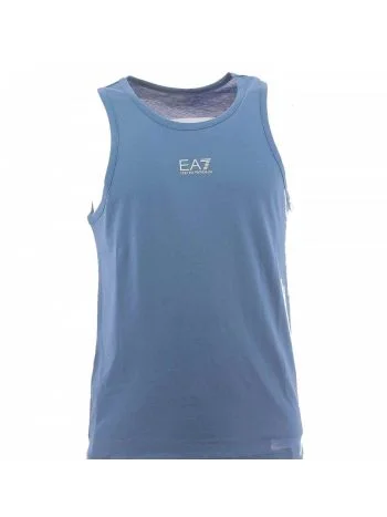 Canottiera Uomo EA7 Emporio Armani in Tinta Unita Girocollo