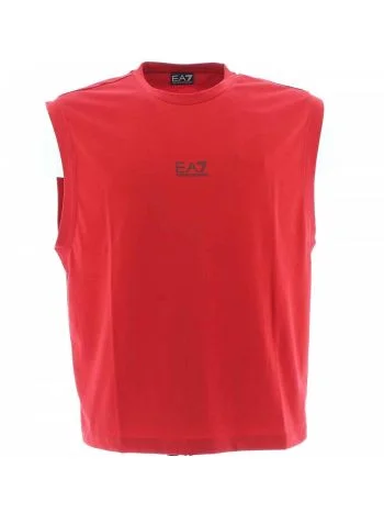 T Shirt Girocollo Senza Maniche Natural Ventus EA7 Emporio Armani Tinta Unita Uomo