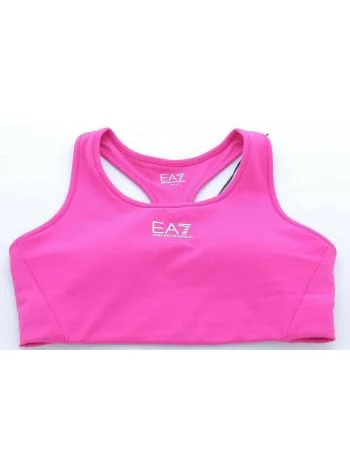 Top Palestra Elasticizzato Vigor7 EA7 Emporio Armani Donna Tinta Unita