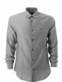 A/X Armani Exchange Camicia Uomo Manica Lunga Slim Fit Grigio/Nero