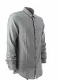 A/X Armani Exchange Camicia Uomo Manica Lunga Slim Fit Grigio/Nero