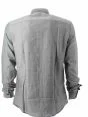 A/X Armani Exchange Camicia Uomo Manica Lunga Slim Fit Grigio/Nero