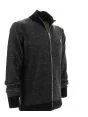 Trussardi Uomo Maglia Lana Full Zip Grigio/Nera