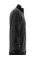 Trussardi Uomo Maglia Lana Full Zip Grigio/Nera