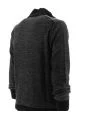 Trussardi Uomo Maglia Lana Full Zip Grigio/Nera