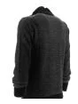 Trussardi Uomo Maglia Lana Full Zip Grigio/Nera