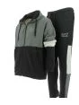 EA7 Emporio Armani Uomo Tuta Felpa Full Zip Cappuccio