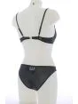 EA7 Emporio Armani Donna Costume Due Pezzi Con Reggiseno a Balconcino Tinta Unita