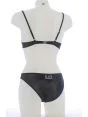 EA7 Emporio Armani Donna Costume Due Pezzi Con Reggiseno a Balconcino Tinta Unita