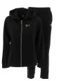 EA7 Emporio Armani Donna Tuta Felpa Felpata Full Zip Cappuccio