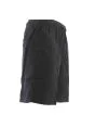 Calvin Klein Bermuda Nero Uomo in Misto Lino Tinta Unita Con Coulisse Regolabile