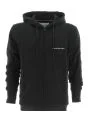Calvin Klein Uomo Felpa Full Zip Cappuccio Tinta Unita Due Tasche a Marsupio
