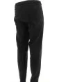 Calvin Klein Uomo Pantalone Felpa Garzata Tinta Unita Nero Tape CK