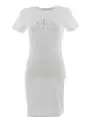 Calvin Klein Donna Abitino Tinta Unita Elasticizzato Big Logo CK