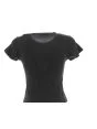 Calvin Klein Jeans Donna T Shirt Crop Manica Corta Giro Collo Slim Fit