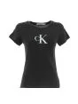 Calvin Klein Donna T Shirt Manica Corta Giro Collo Slim Fit