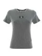Calvin Klein T Shirt Donna Manica Corta Giro Collo, Realizzata con Tessuto a Costine a Tinta Unita