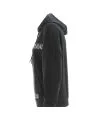 EA7 Emporio Armani Donna Felpa Garzata Ful Zip Con Cappuccio Tinta Unita