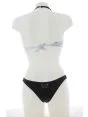 EA7 Emporio Armani Donna Costume Due Pezzi Bicolore Con Reggiseno a Fascia Imbottita
