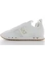EA7 Emporio Armani Uomo Donna Scarpe Running Bianco/Oro/Ecru