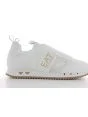 EA7 Emporio Armani Uomo Donna Scarpe Running Bianco/Oro/Ecru