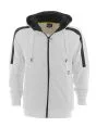 EA7 Emporio Armani Uomo Felpa Garzata Cappuccio Full Zip Tape Logato