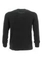 Calvin Klein UOMO Maglia Cotone Giro Collo Tinta Unita Nera