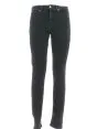 Calvin Klein Donna Pantalone Jeans Mid Rise Skinny Nero Stone Wash